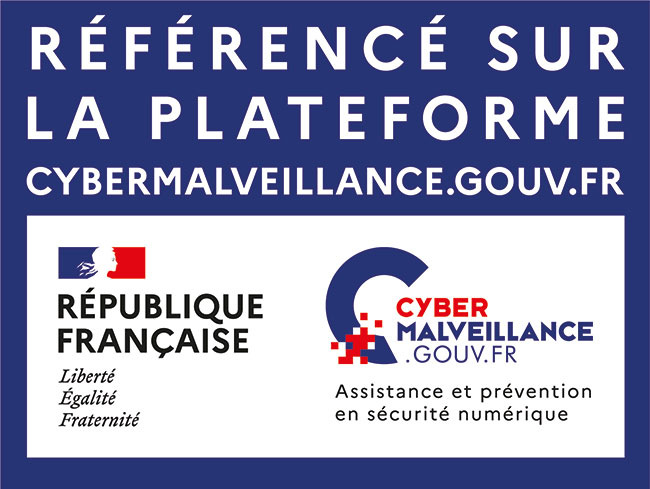 Logo de référencement Cybermalveillance